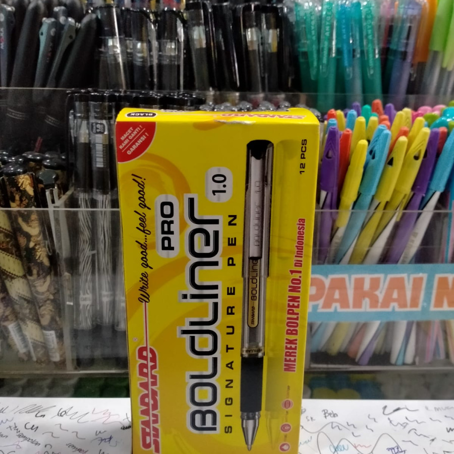 Pulpen Standard Boldliner 1.0 mm - depan
