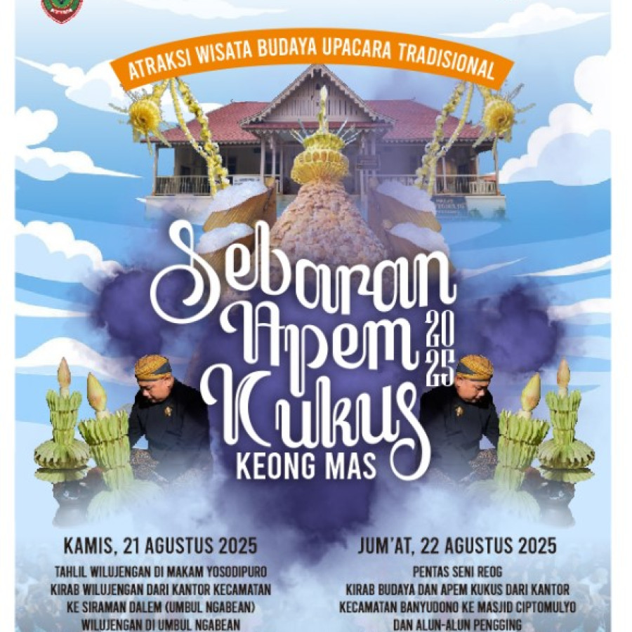Kirab Budaya Sebaran Apem Kukus Keong Mas