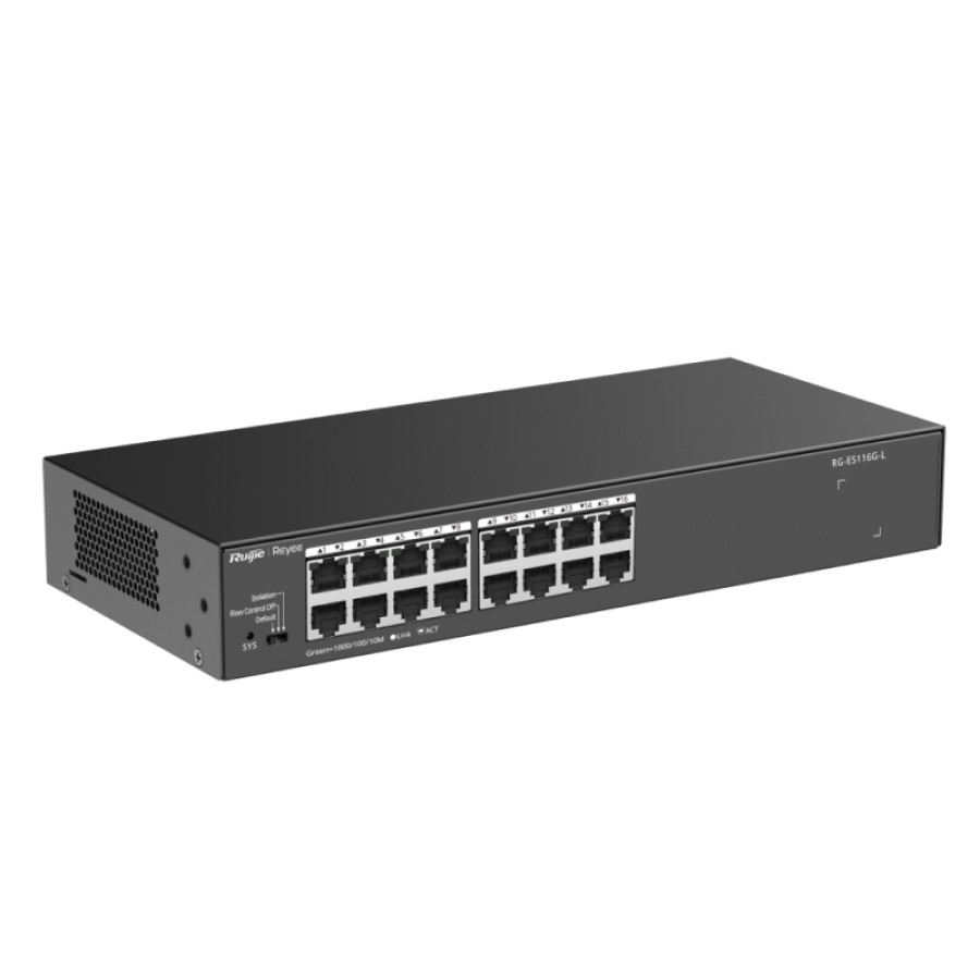 Ruijie RG ES116G L 16-Port 10/100/1000 Mbps Non-PoE Switch Besi - utama
