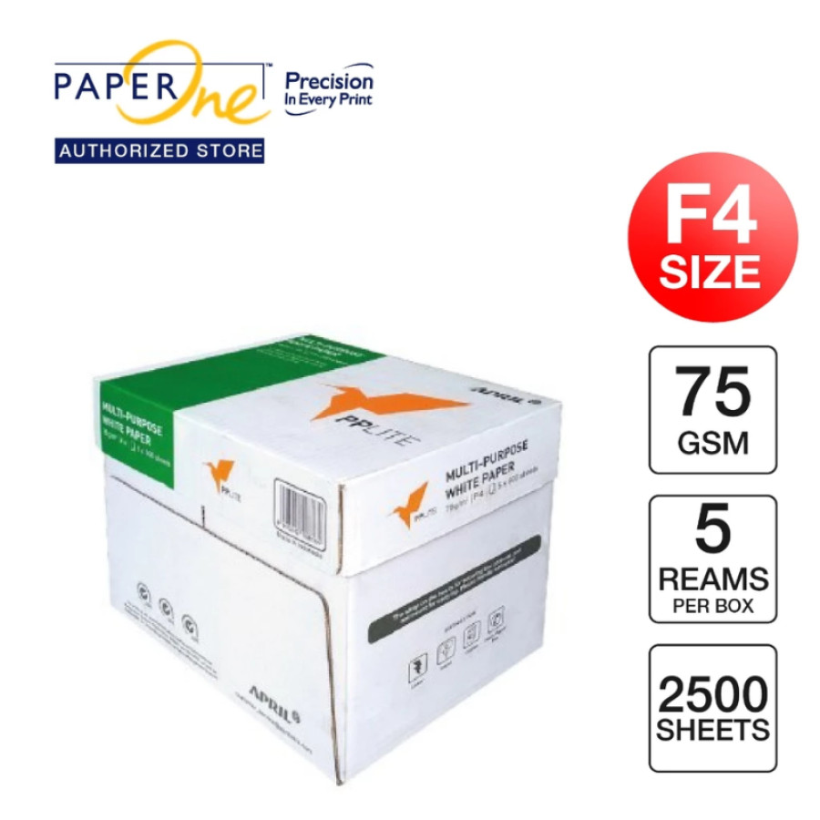PAPER ONE Kertas HVS F4 (Dos) - depan