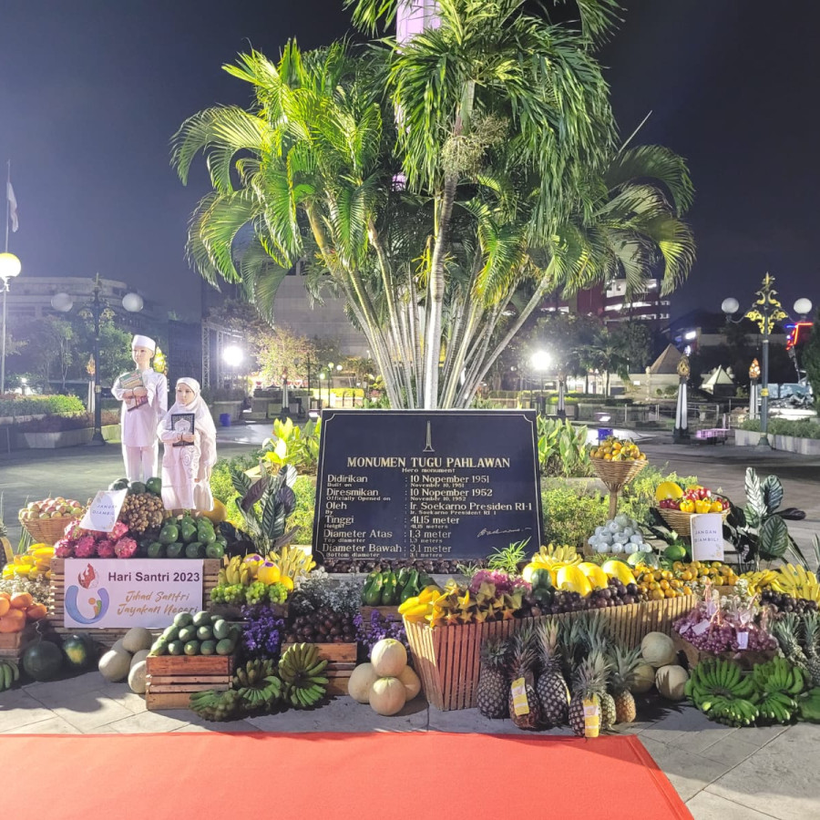 DEKORASI PROPERTI TAMAN UNTUK EVENT - depan