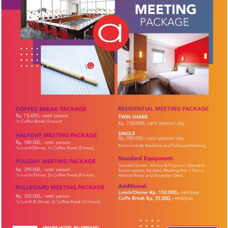 Ruangan Meeting Amaris Hotel (Fullboard) - detail