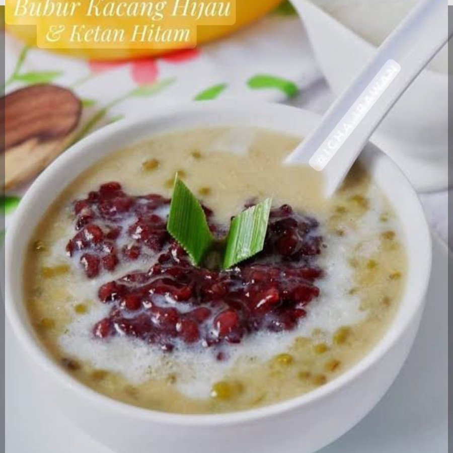 Bubur kacang hijau ketan hitam