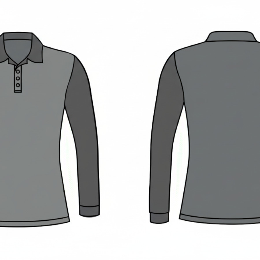 Kaos Lengan Panjang Bahan Katun Custom