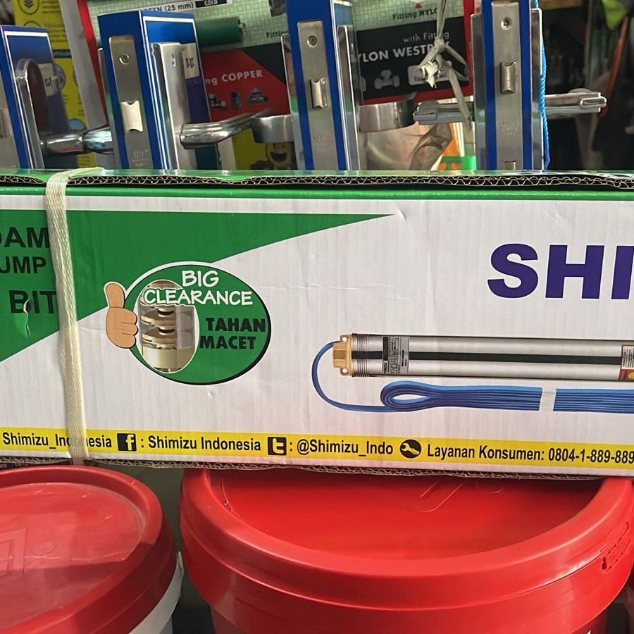 Shimizu SPG20-311K BIT (1/3 HP + W/ CABLE 40m) - depan