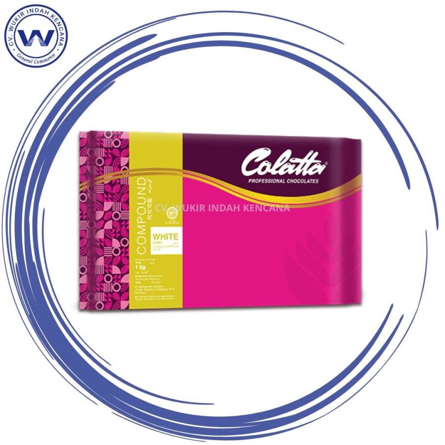 Colatta White Compound 1 KG Coklat Putih Compound Collata