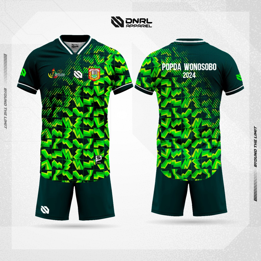 Jersey Setelan Olahraga Custom Full Printing - depan