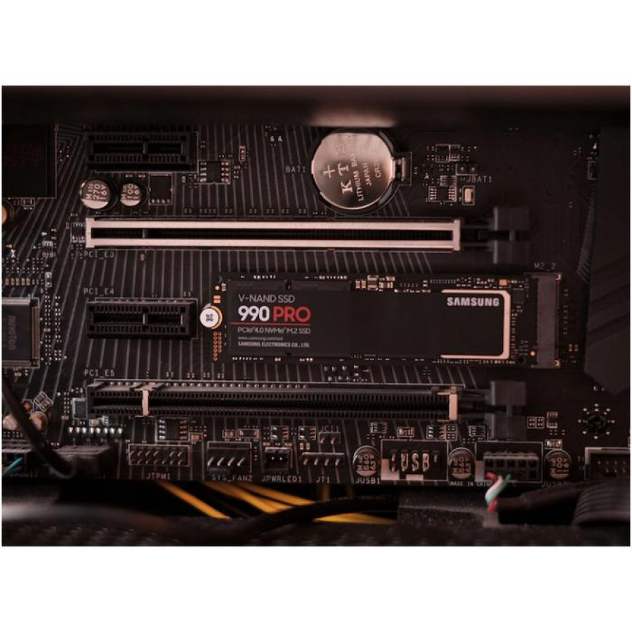SAMSUNG 990 PRO 2TB PCIe 4.0 gen4 NVMe SSD - MZ-V9P2T0BW - samping