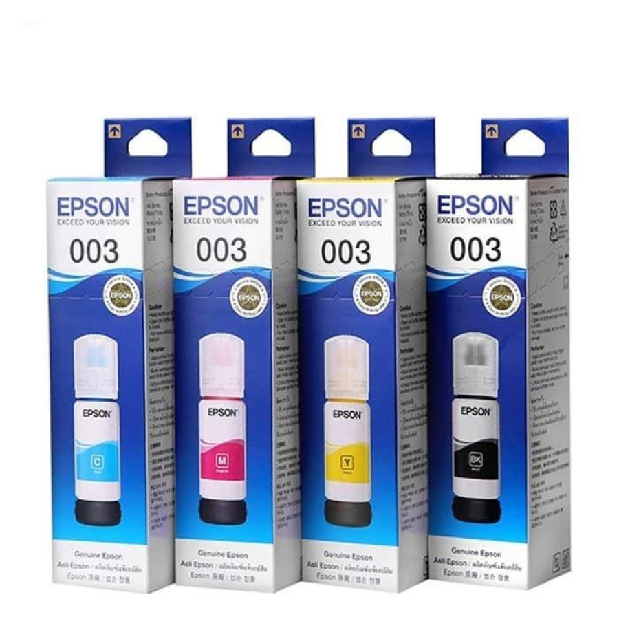Refill Tinta Cyan, Magenta, Yellow Epson No 003