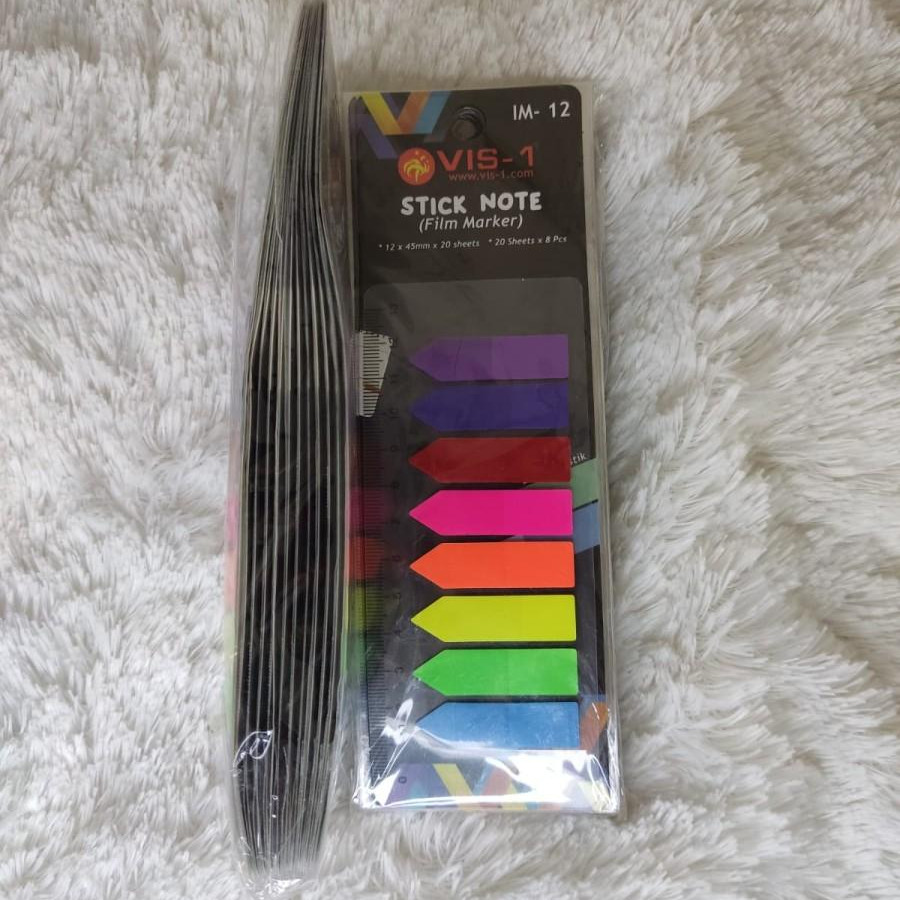 Sticky Notes Ukuran Kecil Merk Vis-1 - depan