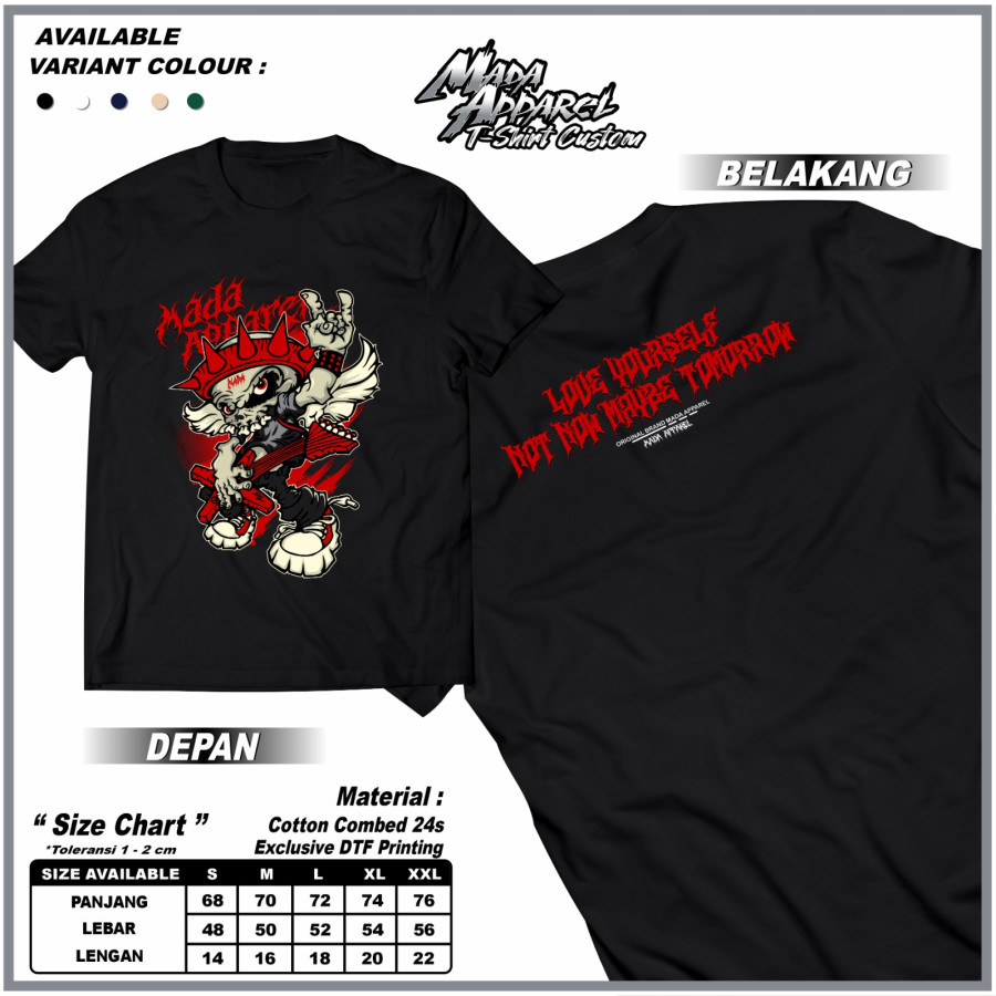 KAOS CUSTOM - samping