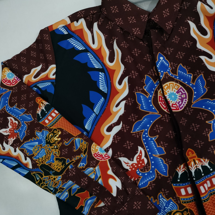 Custom Seragam Batik - Custom Kemeja Fullprint - Kemeja Batik - samping