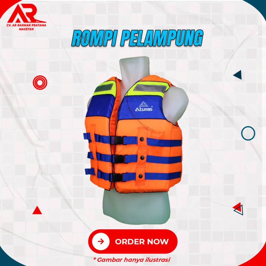 Jaket Pelampung / Rompi Pelampung - samping