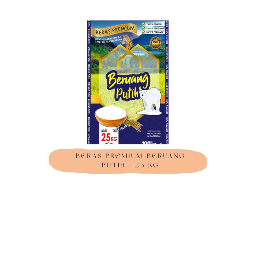 BERAS PREMIUM BERUANG PUTIH