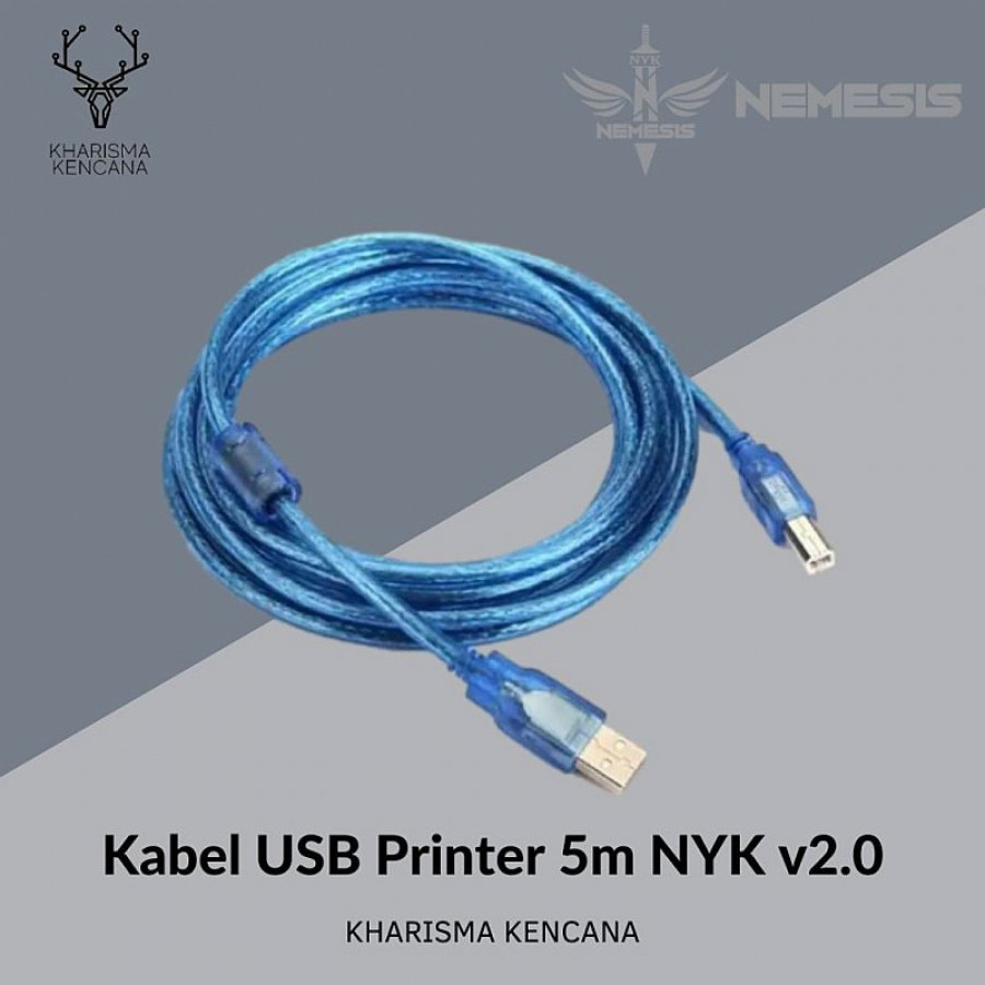 NYK - Kabel USB Printer 5M - samping