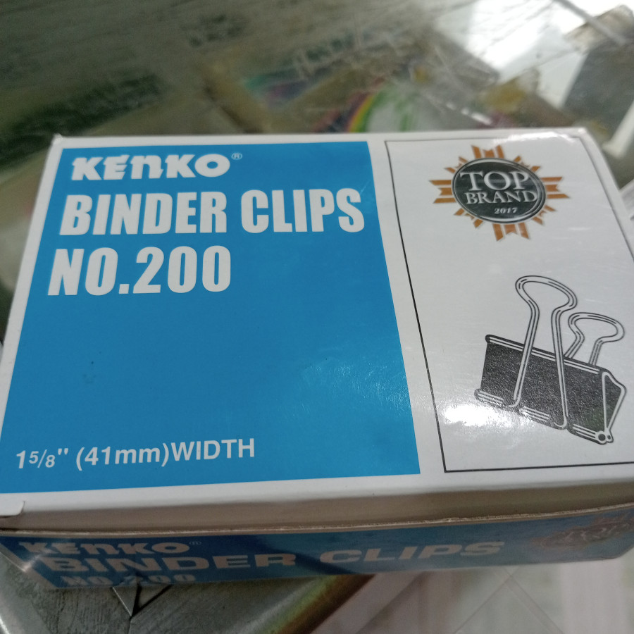 Binderklip no 200 merk kenko