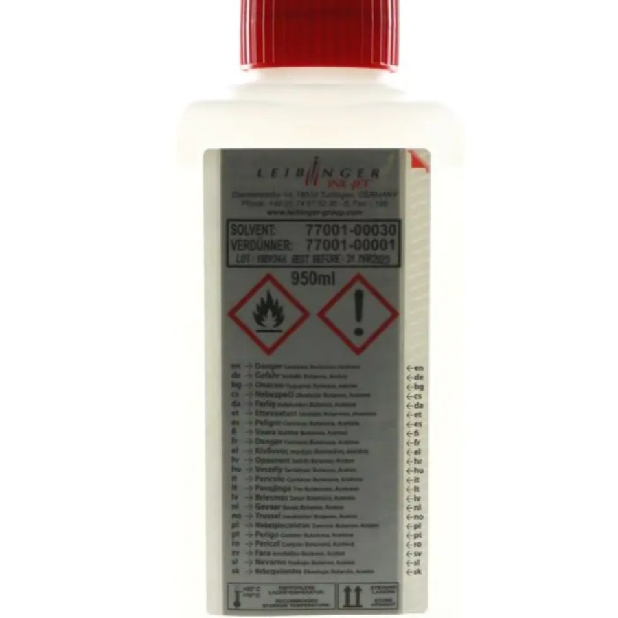 Solvent for Minijet ink, 950 ml