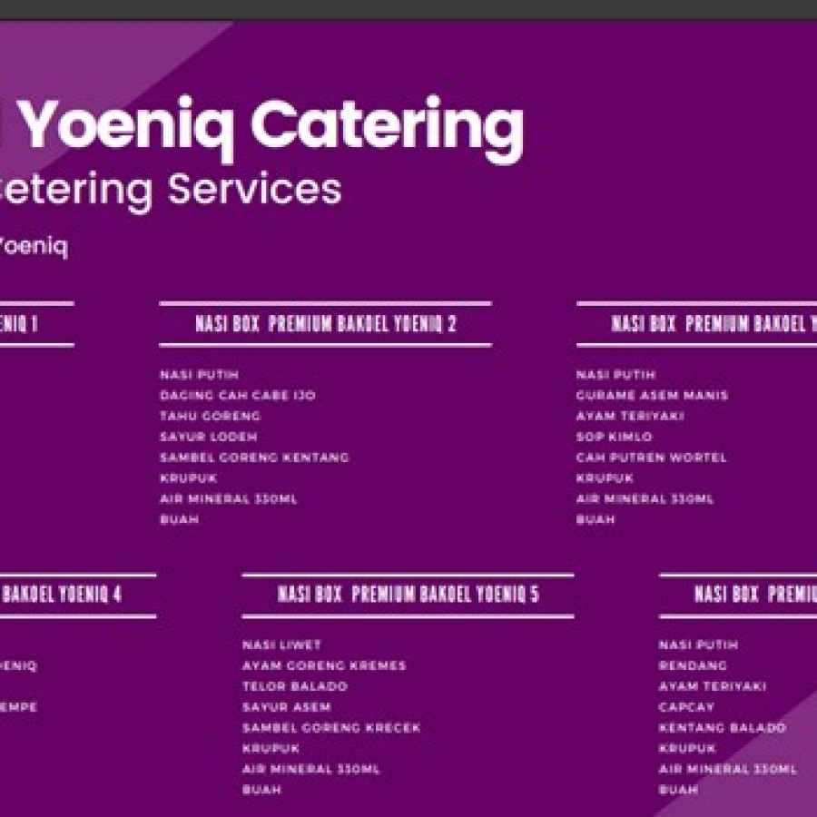 Nasi Box Premium Bakoel Yoeniq - utama