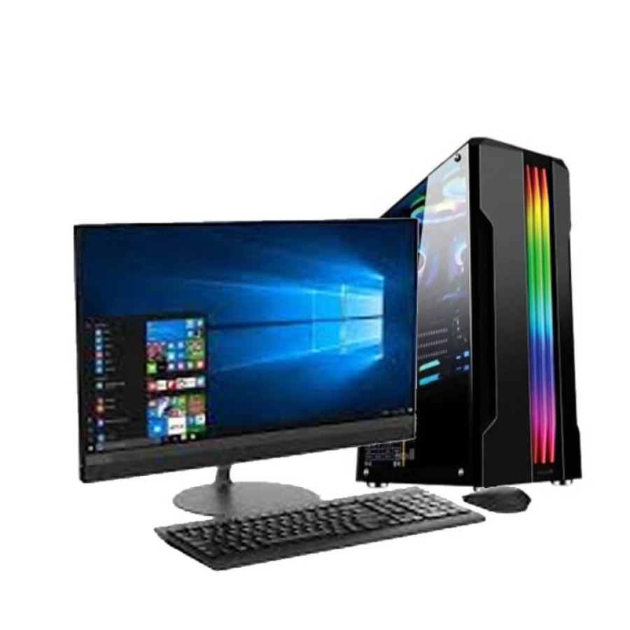 PC Rakitan Intel Core i5-12400/Casing gaming/MB H610/SSD 512gb/PSU 550W bronze 80+/LED LG 23,5"