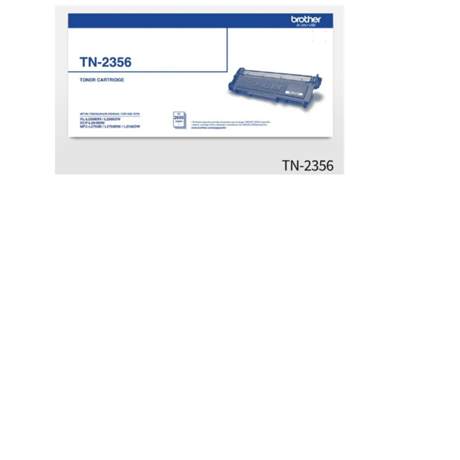 Toner Cartridge brother (Tn-2356, Tpe Mesin HI-2360Dn, HI-2365Dw, Dcp) - depan