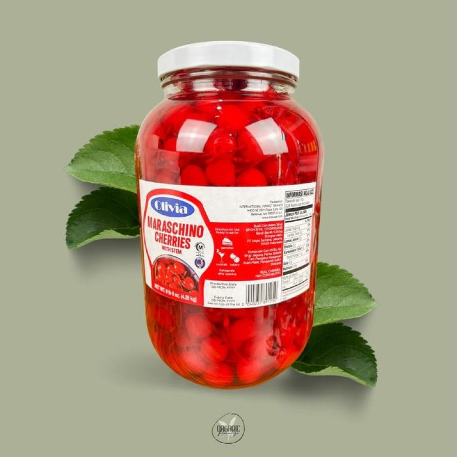 Ceri  Manis segar Garing Merah - depan