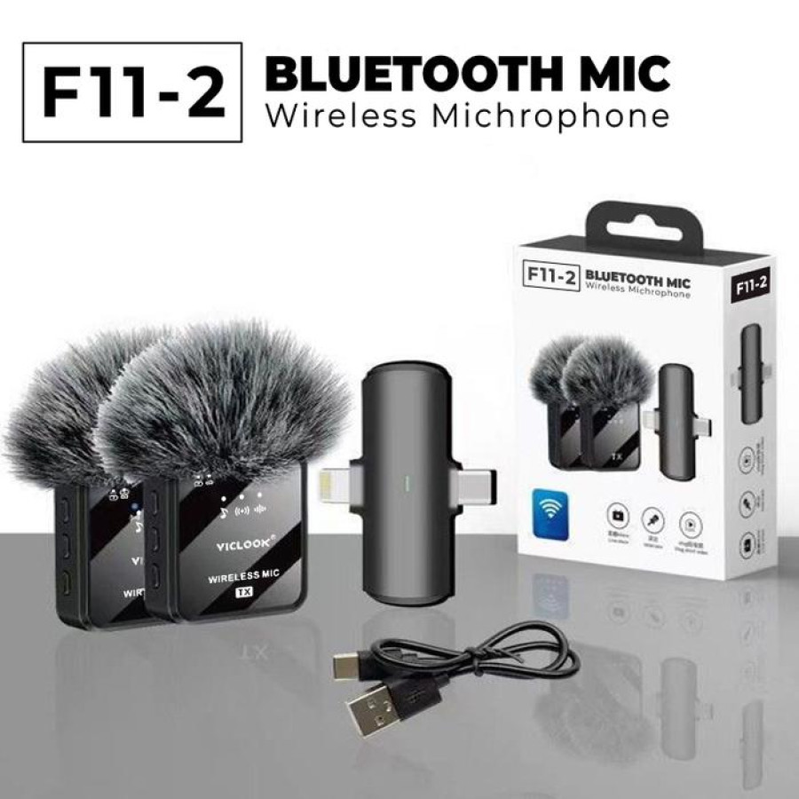 Microfon Wirless F11-2