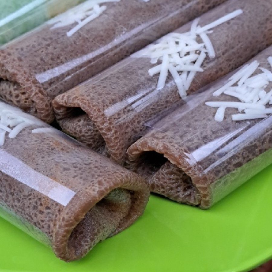 Dadar pisang - samping