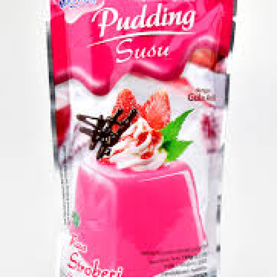 Puding Stawberry Nutrijel