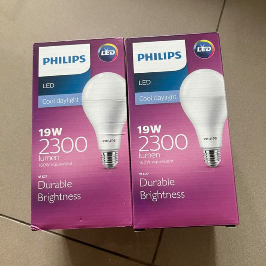 Lampu Philips Bohlam MyCare LEDBulb Mini 19W Putih/Coolday light - samping