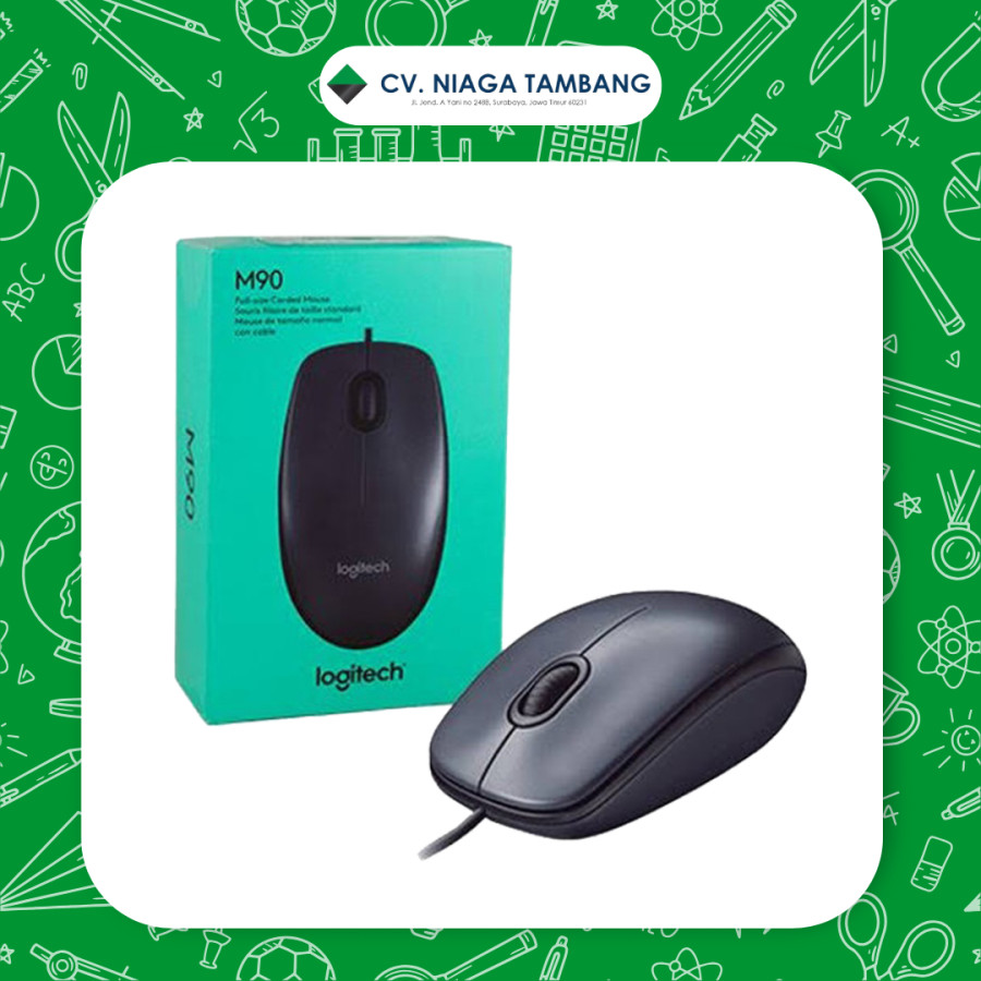 MOUSE USB LOGTEC M-90 WIRED