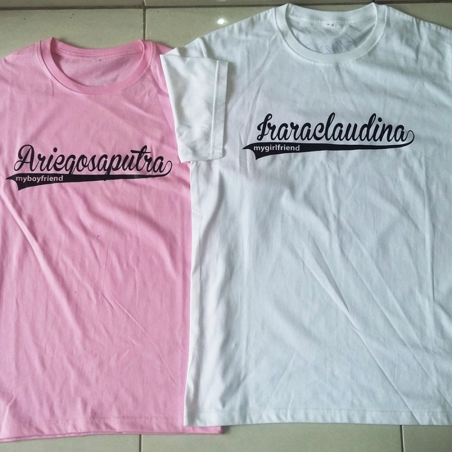 kaos pendek bahan cotton combet 24s