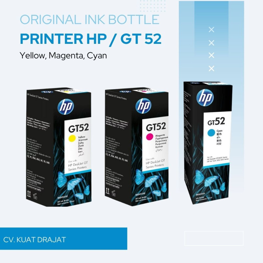 Tinta Printer HP Ink Jet GT52