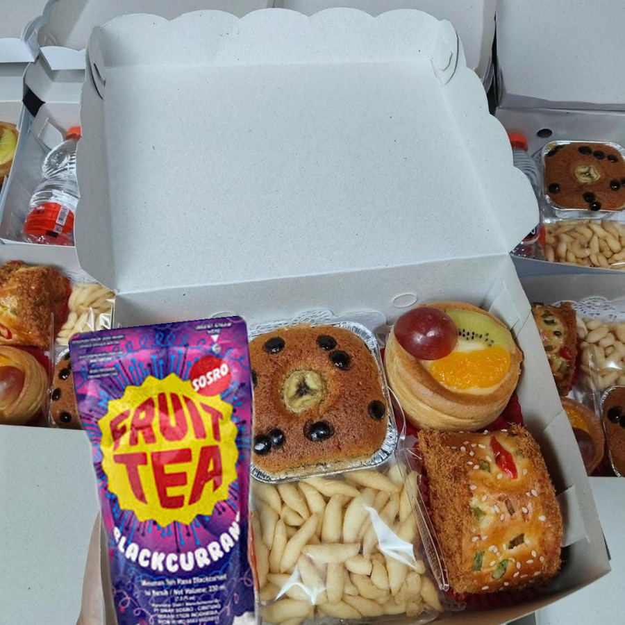 snack box dan minuman - depan