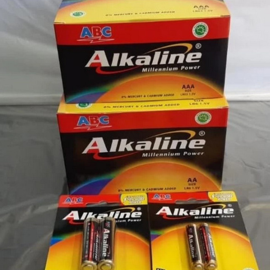 Baterai ABC Alkaline AA 1.5V – Isi 40 pcs / Box - utama