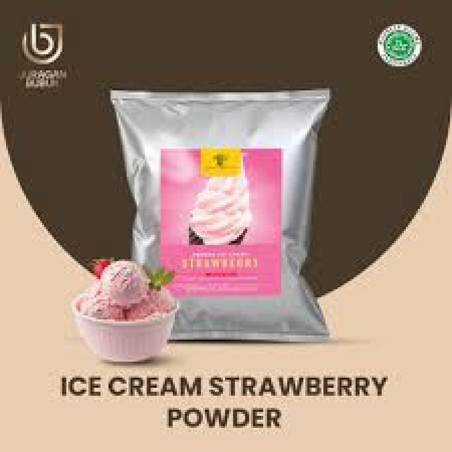 Tepung Ice Cream Strawberry