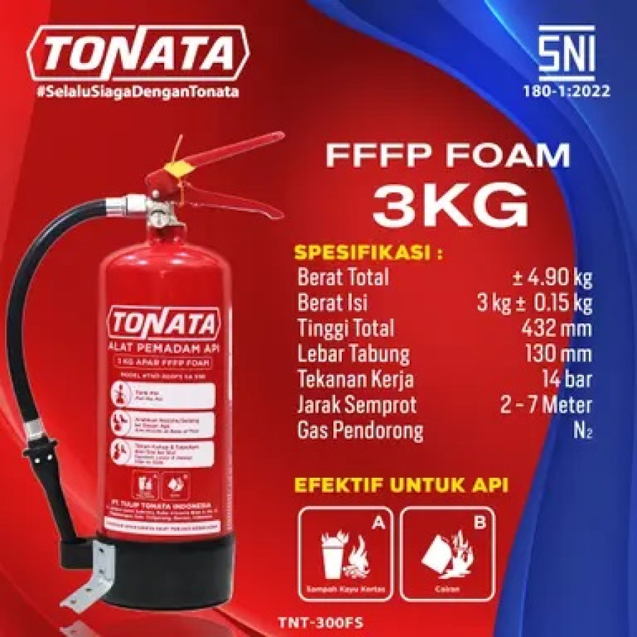 APAR TONATA SNI 3KG FOAM - depan