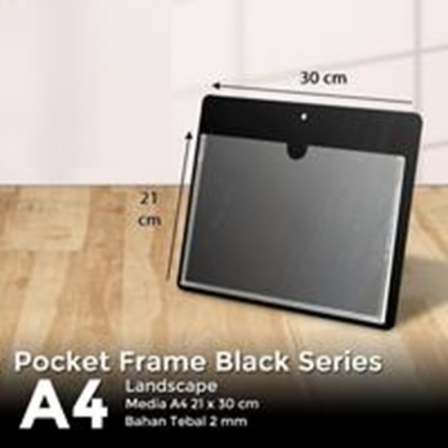 Pocket Frame Acrylic A4 - depan
