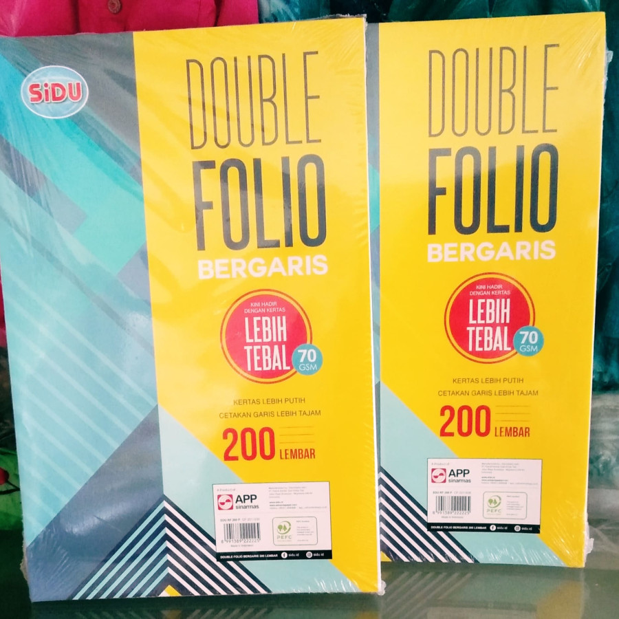 Kertas Folio Bergaris Sidu
