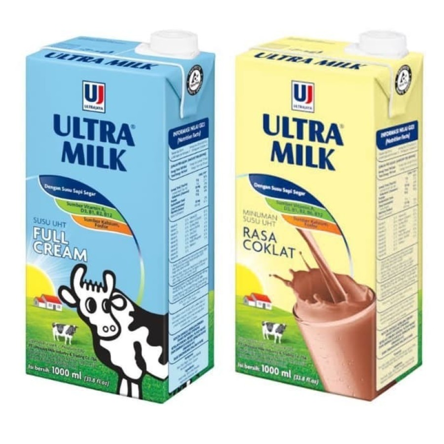 UltraJaya Ultra susu UHT Milk Full Cream 1liter