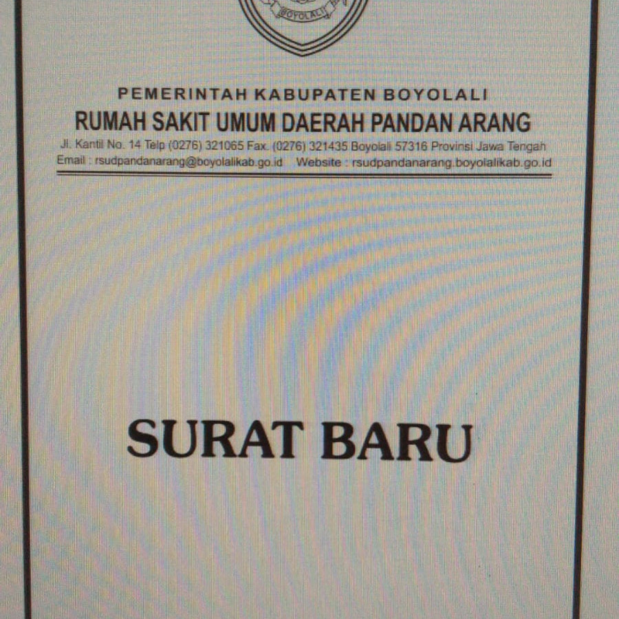 STOPMAP SURAT BARU KHUSUS NO MERK