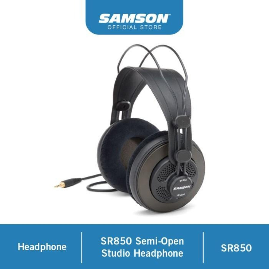 Samson SR850 Semi-open Studio Headphones - utama