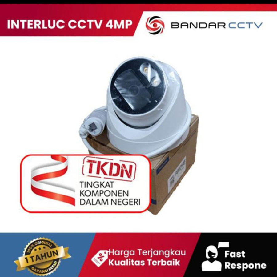 Ip Camera Indoor 4Mp Interluc - depan