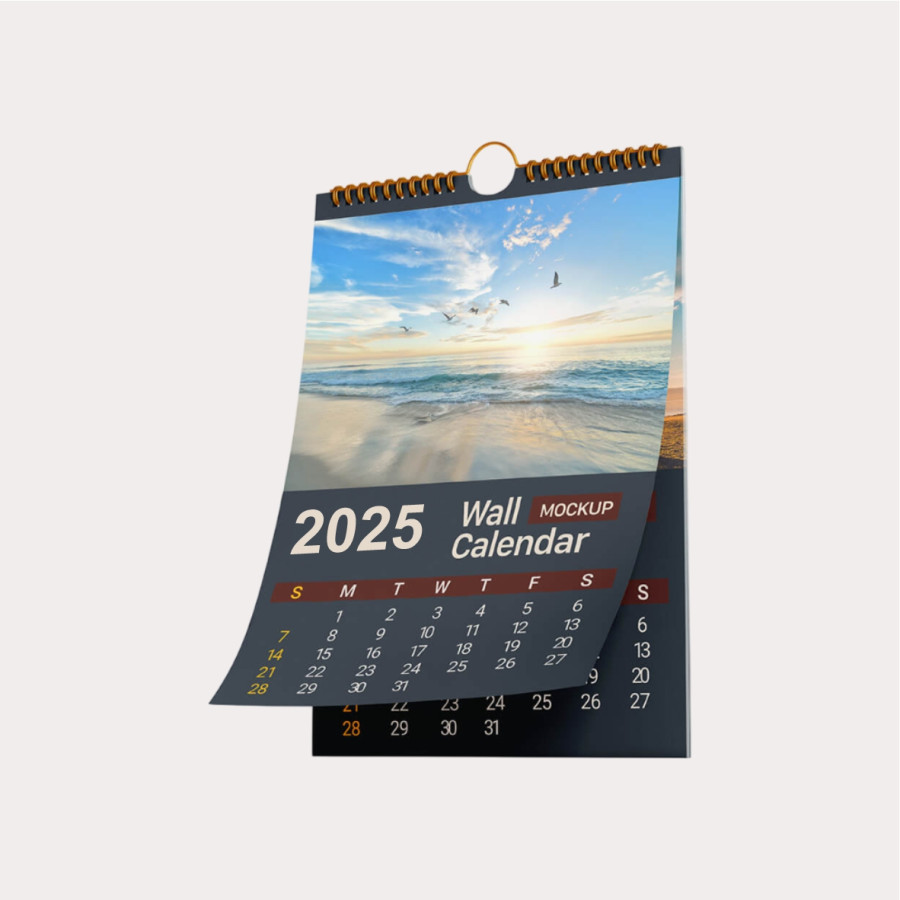 KALENDER DINDING SPIRAL CUSTOM - depan