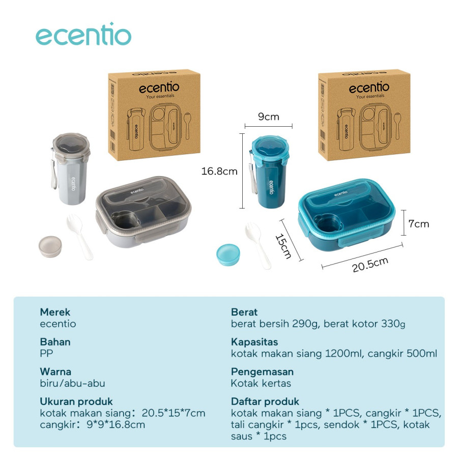 LUNCH BOX ECENTIO - samping