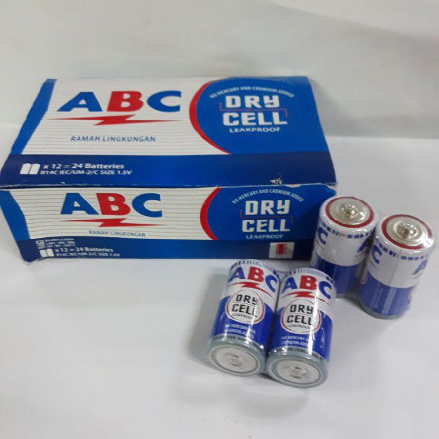 Baterai ABC Sedang R14