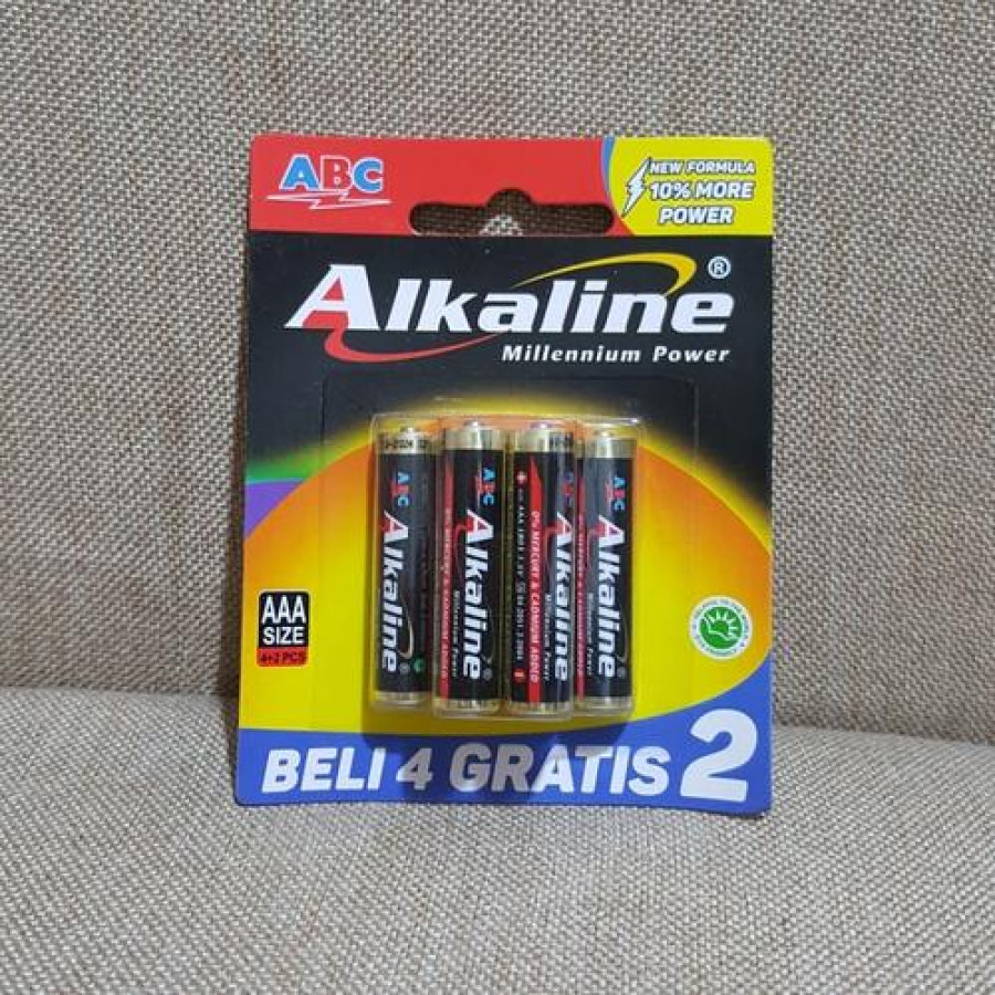 BATERAI ALKALINE AAA (ISI 4 PSC)