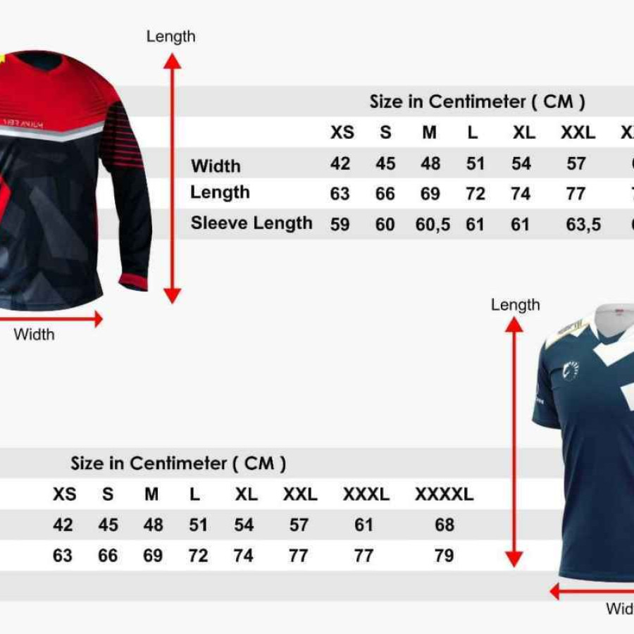 KAOS JERSEY LENGAN PANJANG/PENDEK - depan