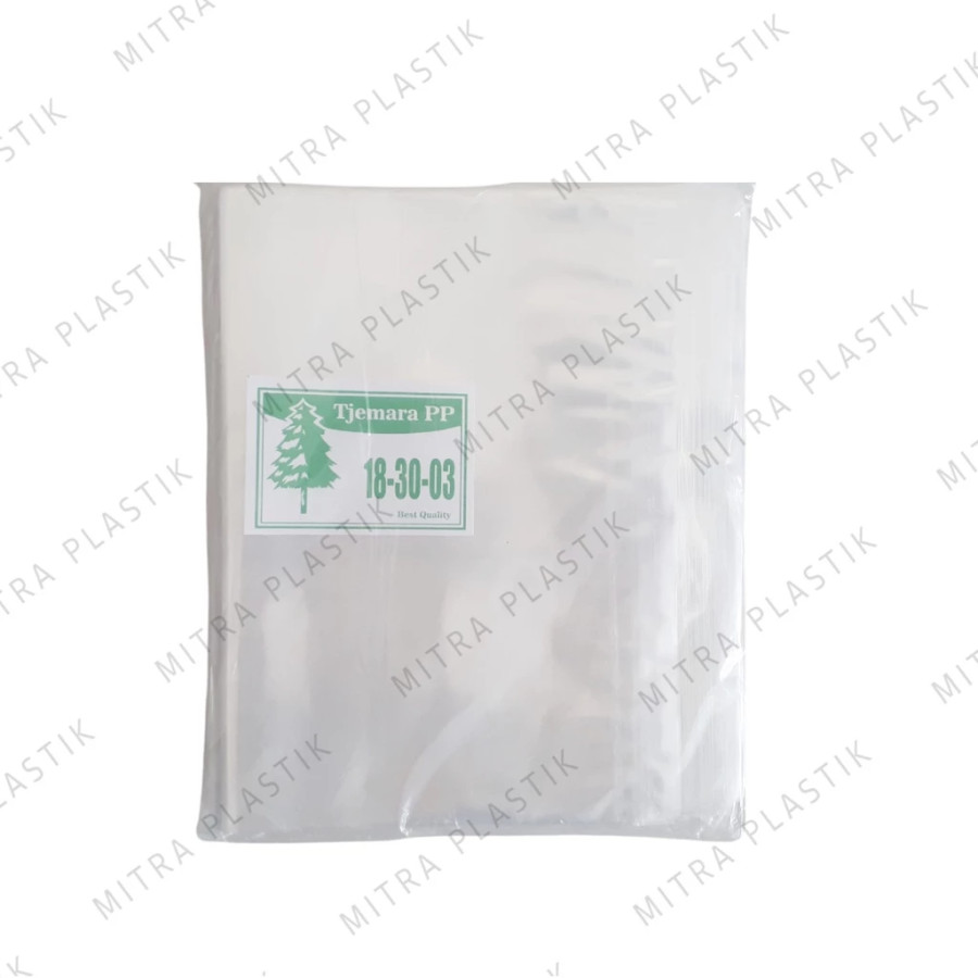 Plastik Bening PP Tebal 18x30 cm - utama