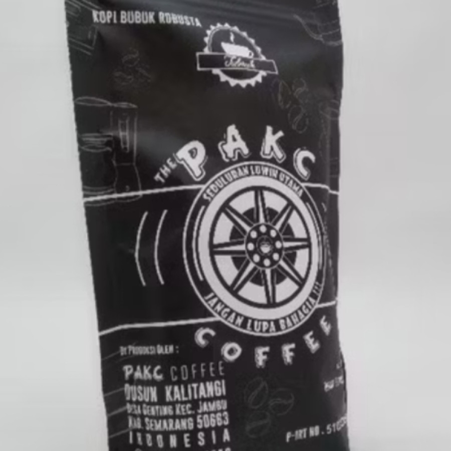Kopi kemasan Pak C Kopi - depan