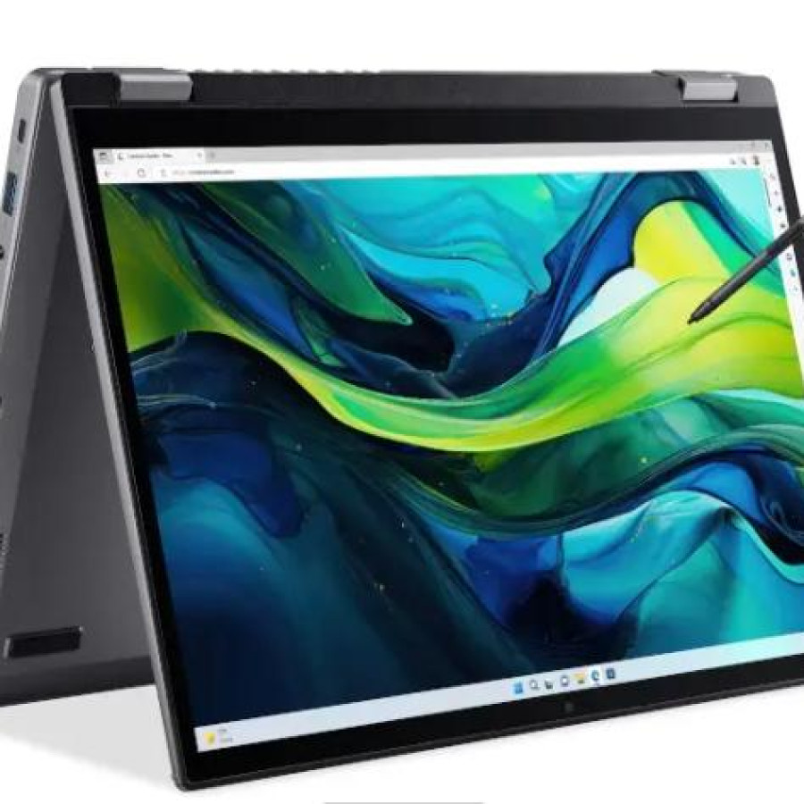 ACER ASPIRE SPIN 5 ASP14 51MTN 74KV INTEL CORE 7 150U 16GB 512GB Intel Graphics 96 EU 14" IPS WUXGA TOUCH W11 OHS - depan